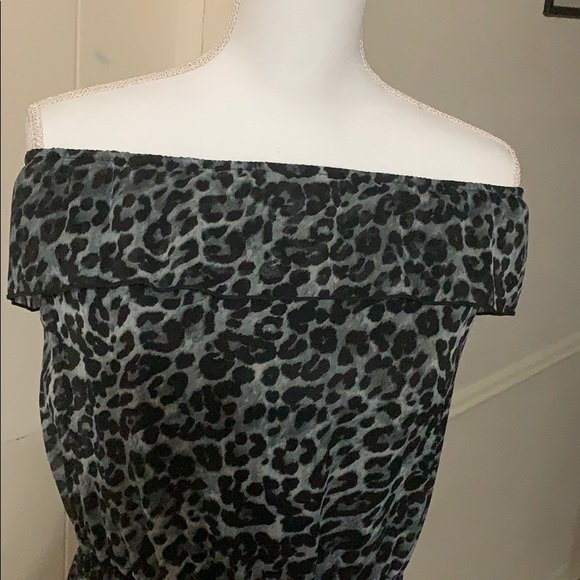 L8ter Leopard print long dress size L - Picture 3 of 4